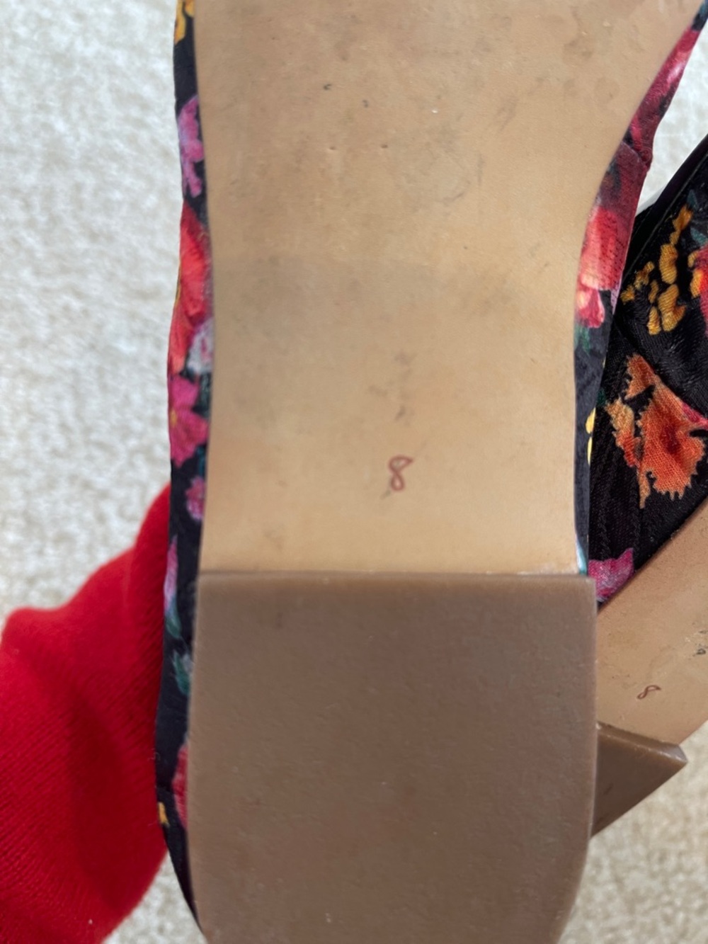 Sam Edelman Floral Ballet Flats size 8 - Picture 6 of 6